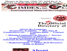 Tablet Screenshot of imdex-cascabel.com